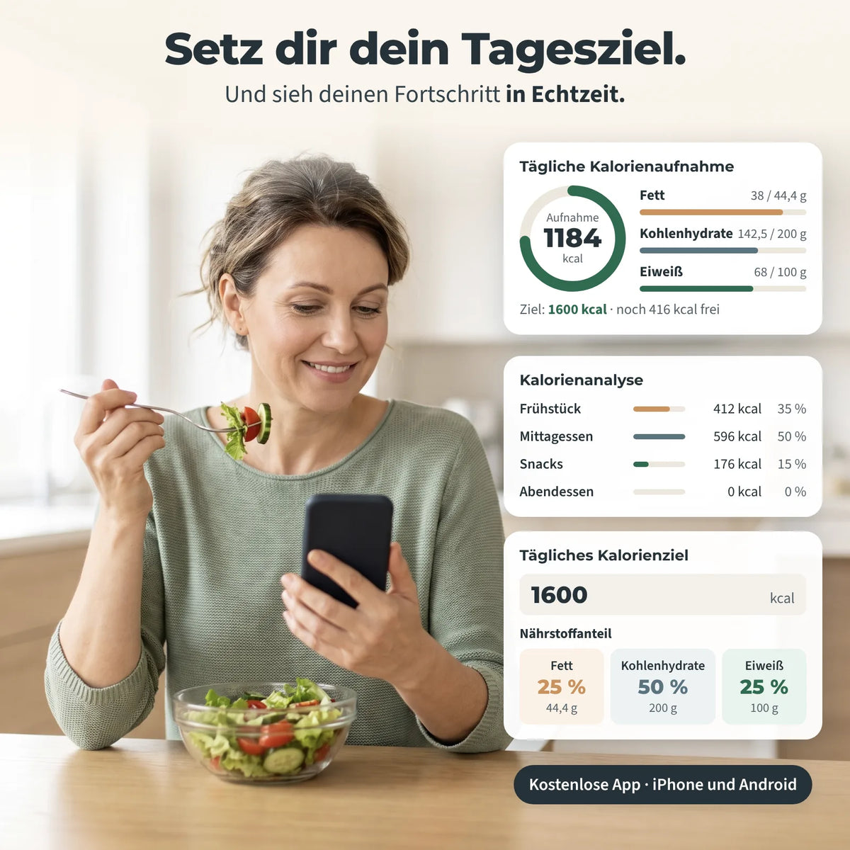 SmartVita Ernährungswaage im Alltag in der Küche