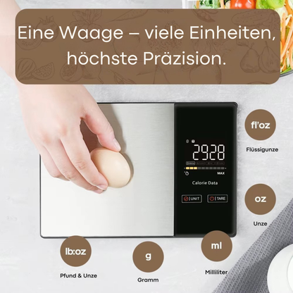 Intelligente Küchenwaage