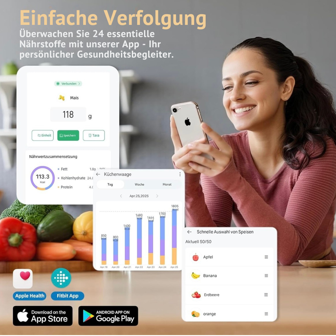 Smarte Ernährungswaage