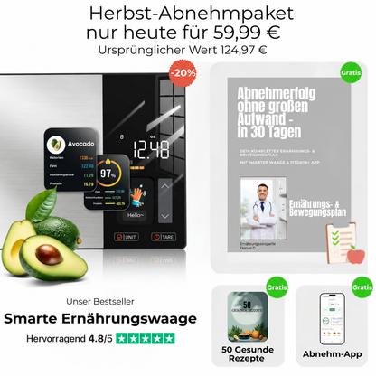 Smarte Ernährungswaage