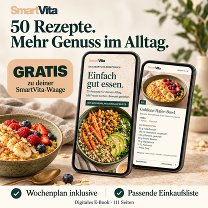 50 gesunde Rezepte mit Wochenplan und Einkaufsliste